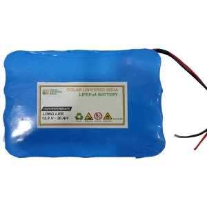 SUI Lithium Ferrous Battery (LFP)  of 12.8V-30ah for 12V Solar, Electric or Lighting Applications