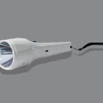 Solar LED Torch with 3W LED, Lithium Battery and AC/DC Charging - Rechargeable