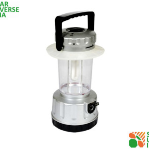 Solar Universe India Plastic CFL Lantern With 3 Way Charging (Multicolour, 7-watt)