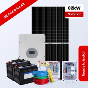 2kW Off-Grid Solar Kit (With Battery)